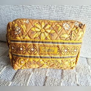 Longaberger Sisters Makeup Bag Golden Fields